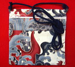 荒波に龍の柄 義若オリジナル お祭り!和柄ポシェット!
